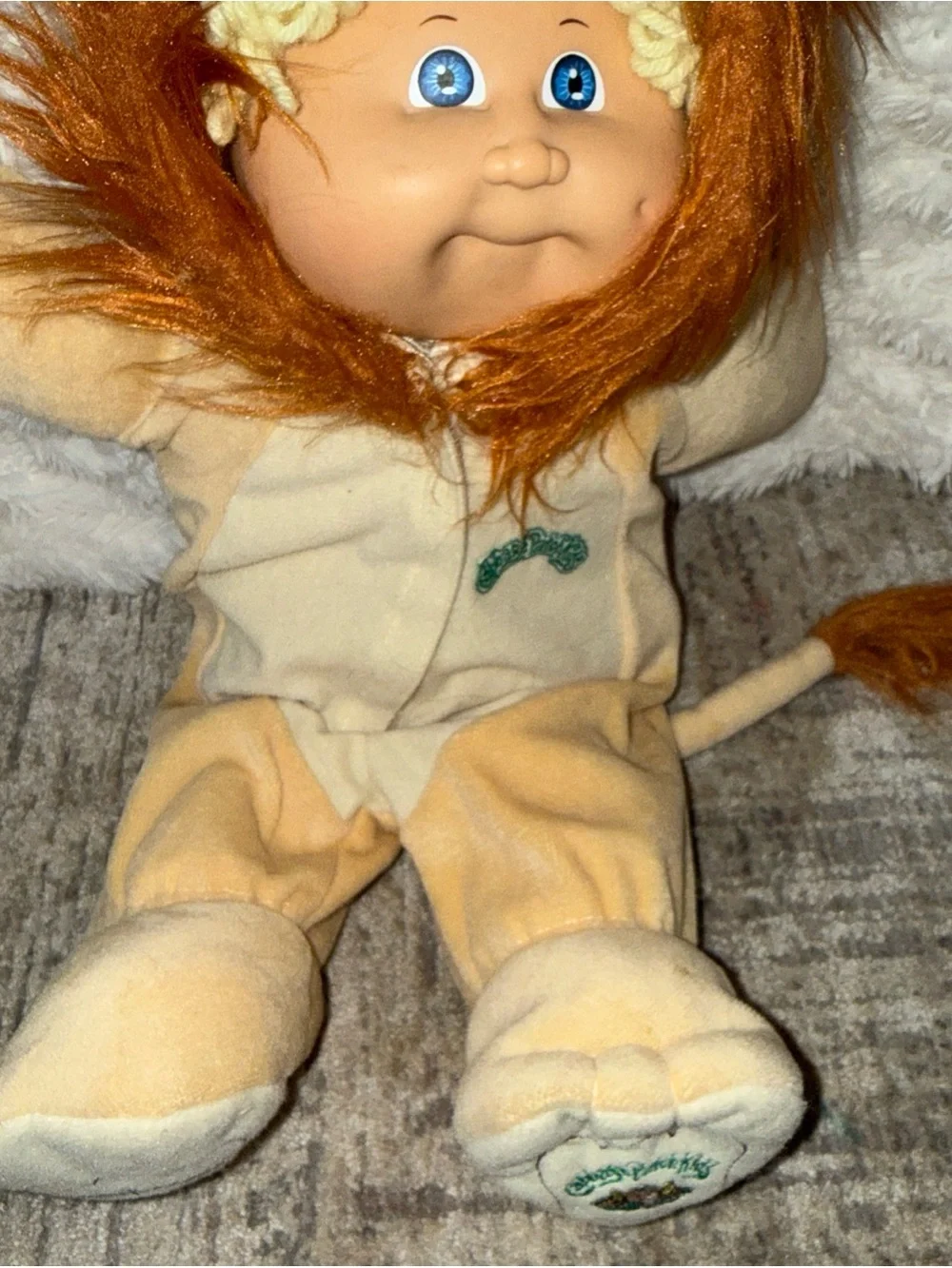 Cabbage Patch Kids vintage 1980’s blonde boy in lion outfit